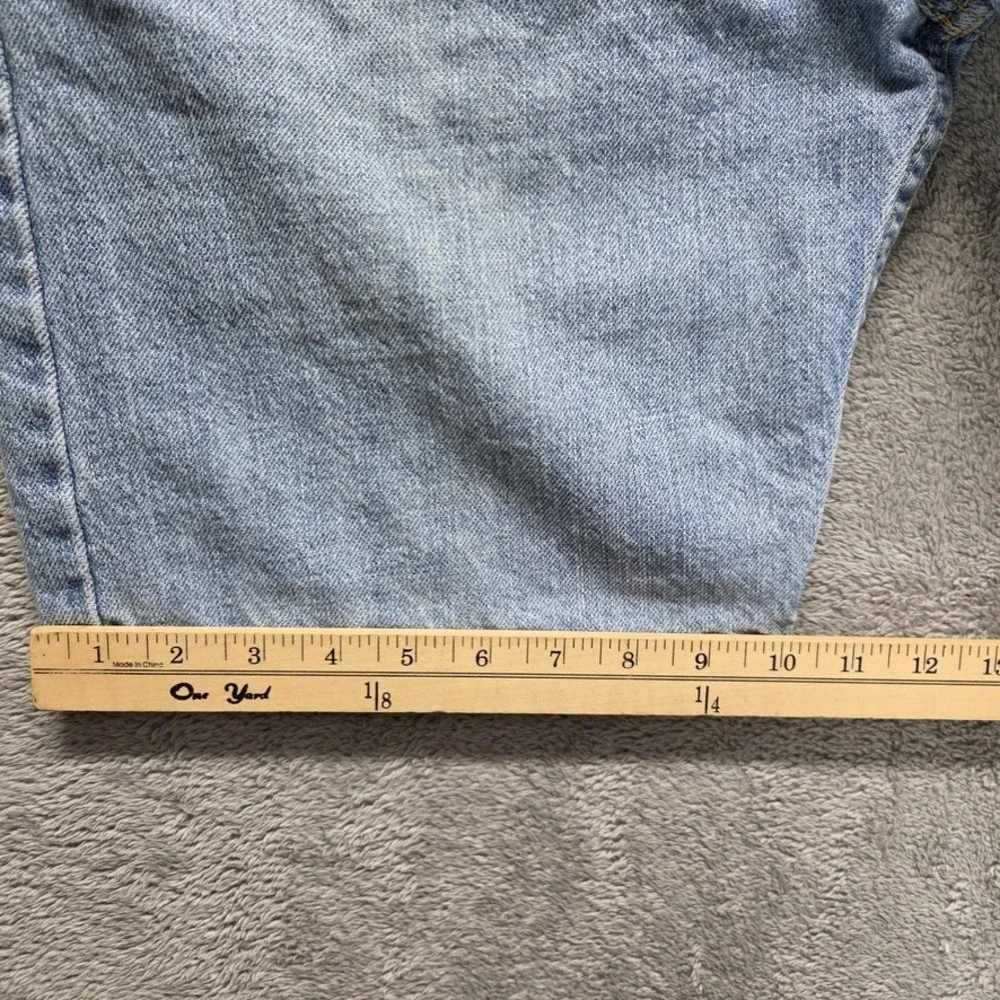 Levis‎ 505 Shorts Mens 36 Regular Straight Dad Jorts Mid Rise Light Wash Denim